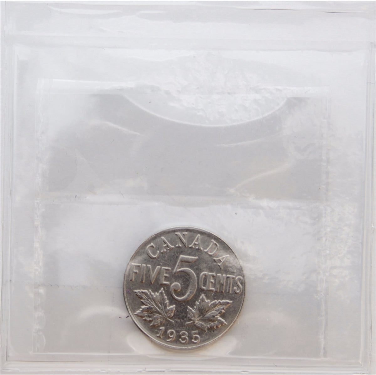 1935 Canada 5-cents ICCS Certified EF40