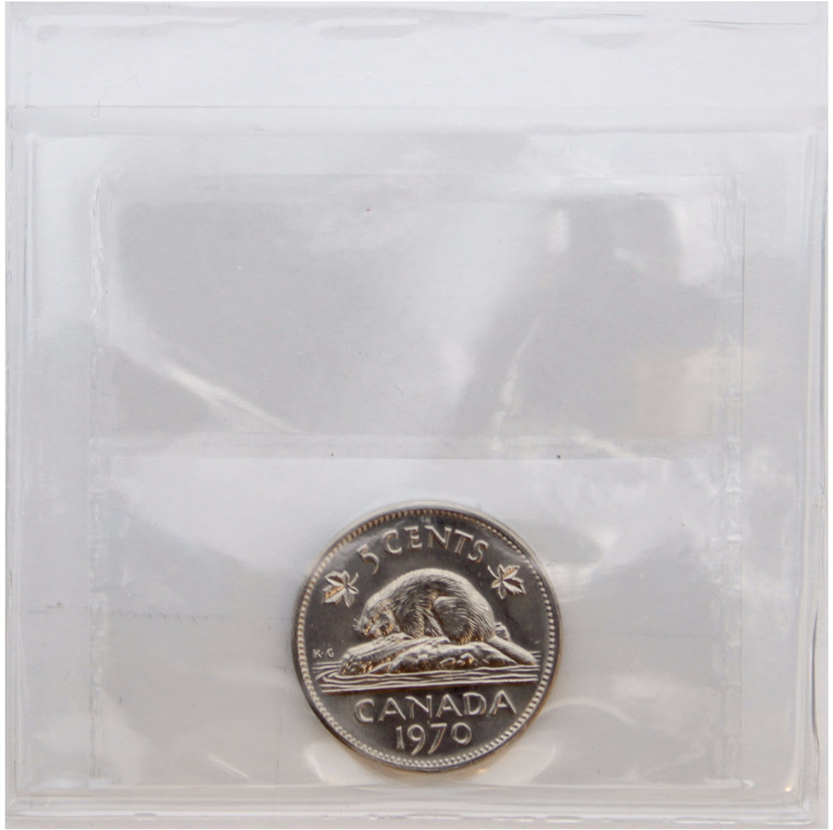 1970 Canada 5-cents ICCS Certified MS64