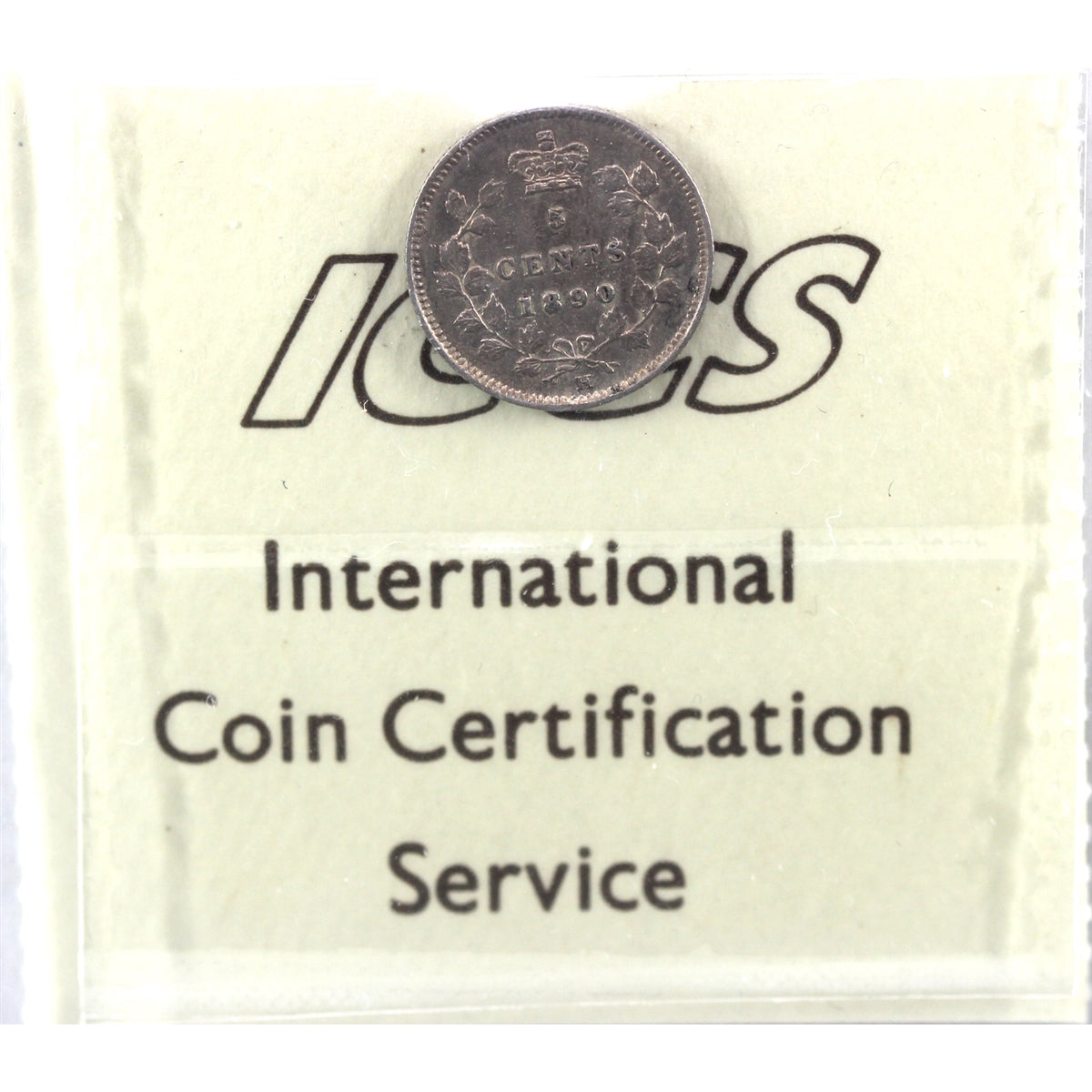 1890H Canada 5-cents ICCS Certified VF20