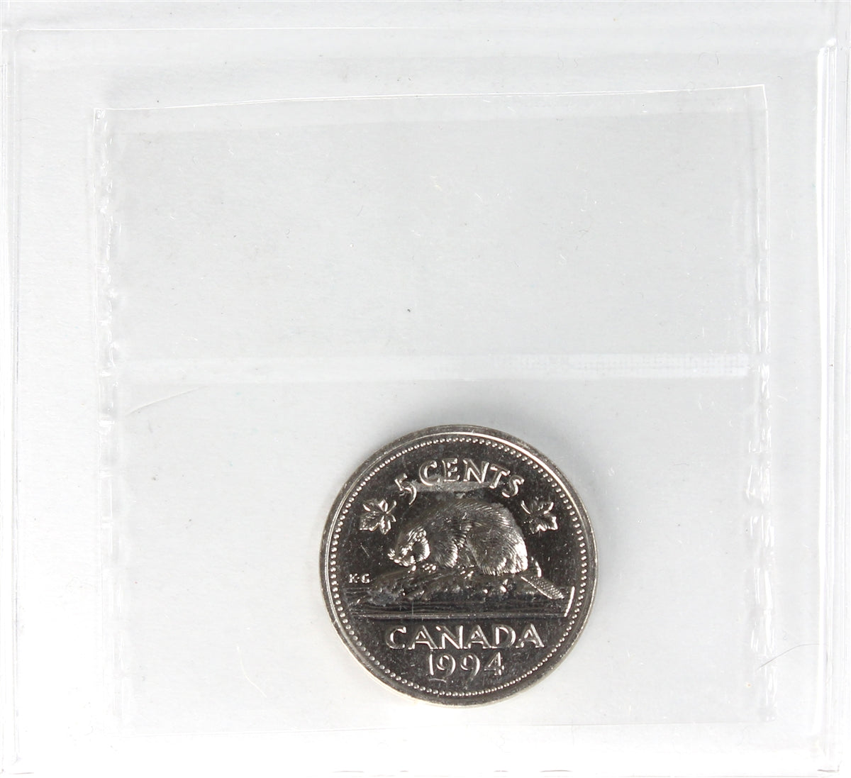 1994 Canada 5-cents ICCS Certified MS64