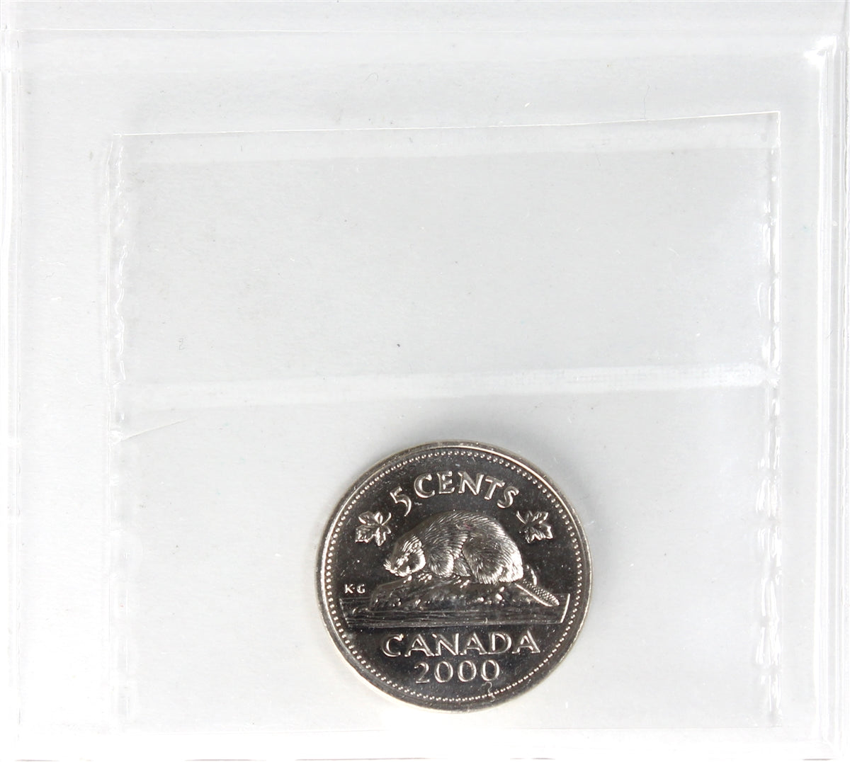 2000 Canada 5-cents ICCS Certified MS64