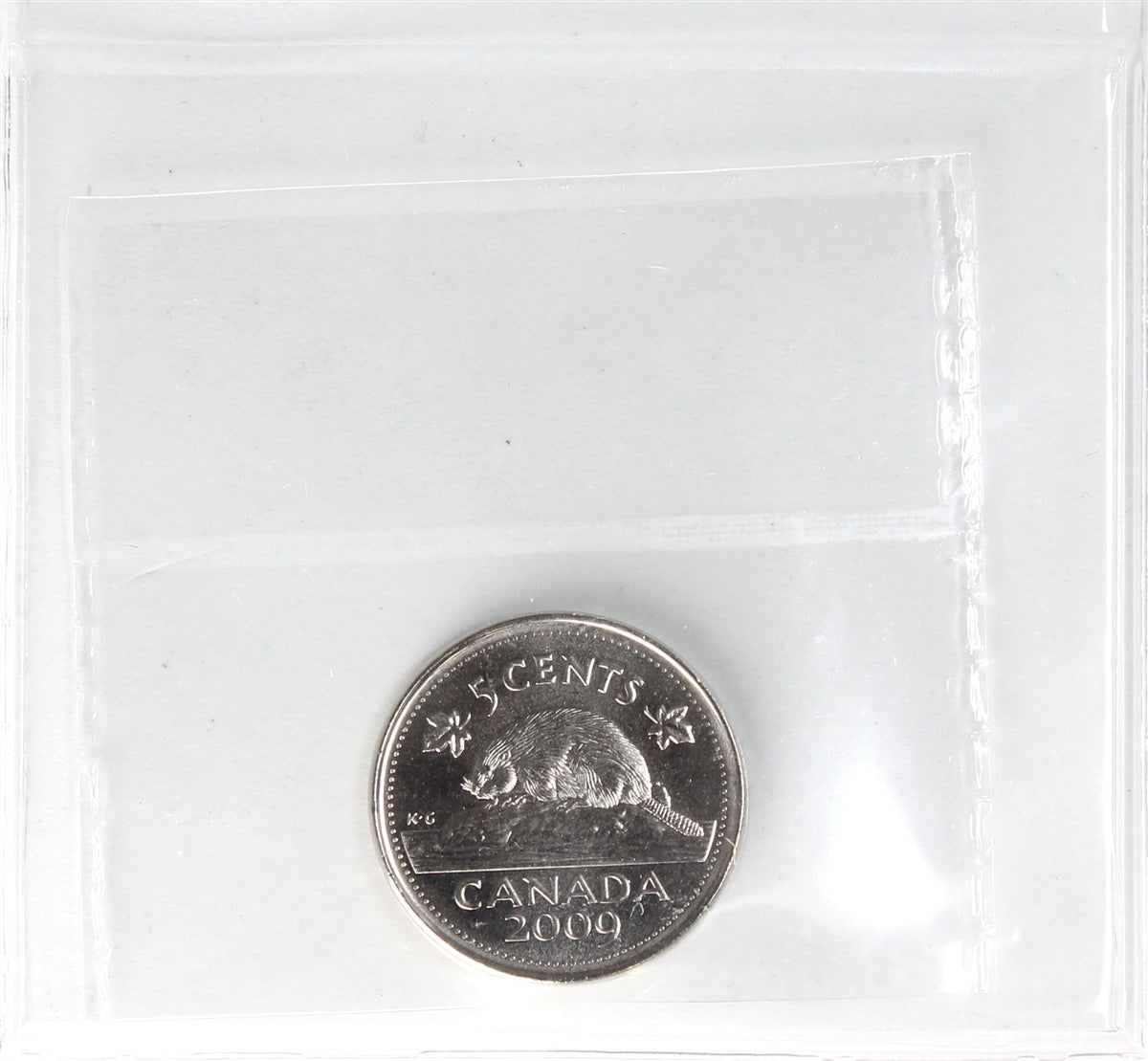 2009 Canada 5-cents ICCS Certified MS64