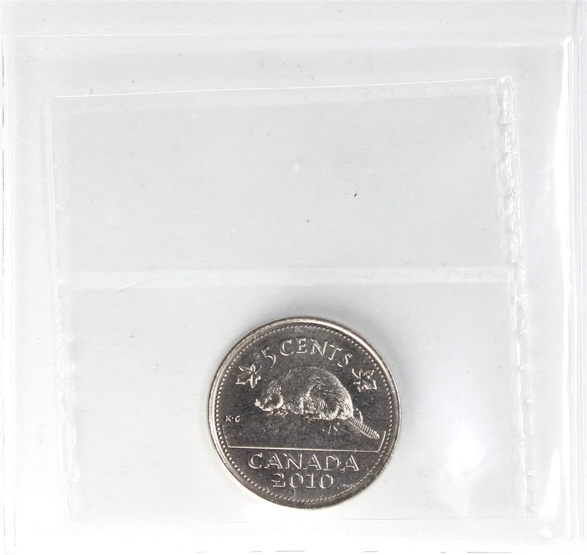 2010 Canada 5-cents ICCS Certified MS-64