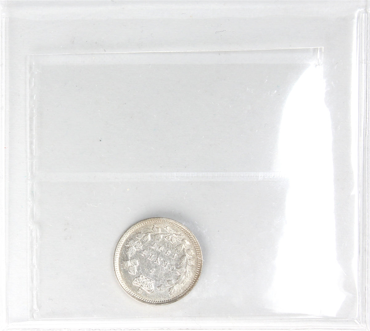 1897 Slender 8 Canada 5-cents ICCS Certified VF30