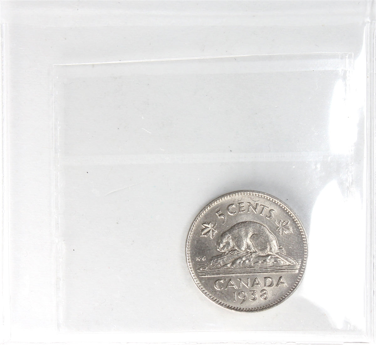 1938 Canada 5-cents ICCS Certified MS62