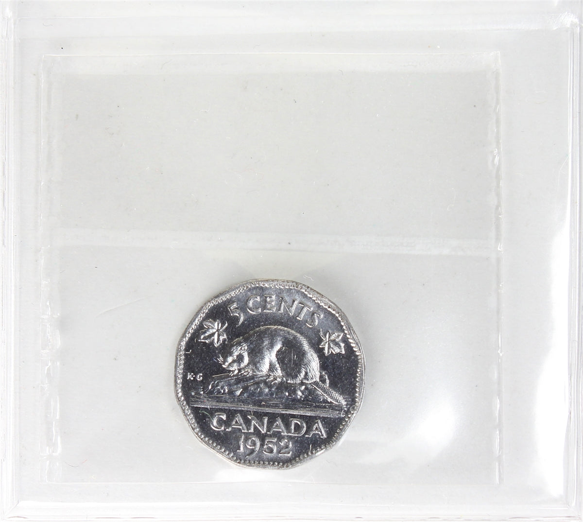 1952 Canada 5-cents ICCS Certified MS63