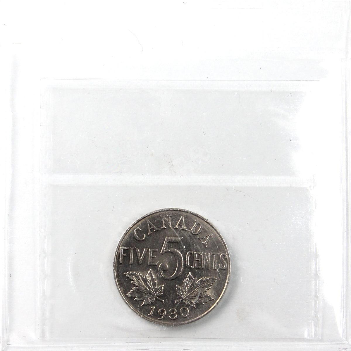 1930 Canada 5-cents ICCS Certified MS60