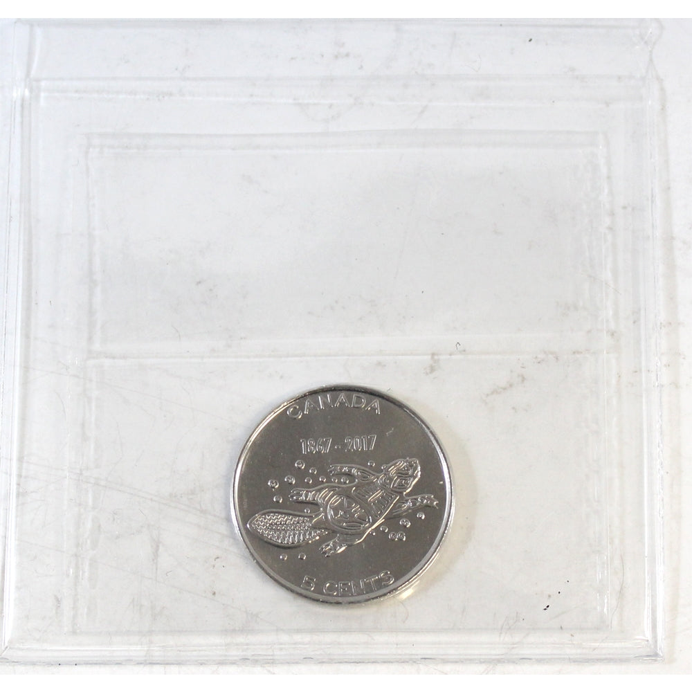2017 Canada 150th 5-cents ICCS Certified MS66