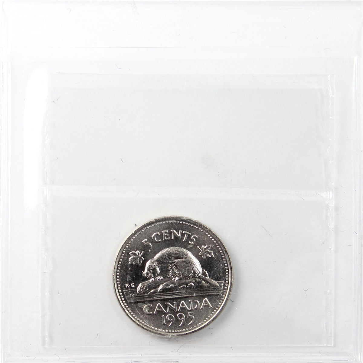 1995 Canada 5-cents ICCS Certified MS64