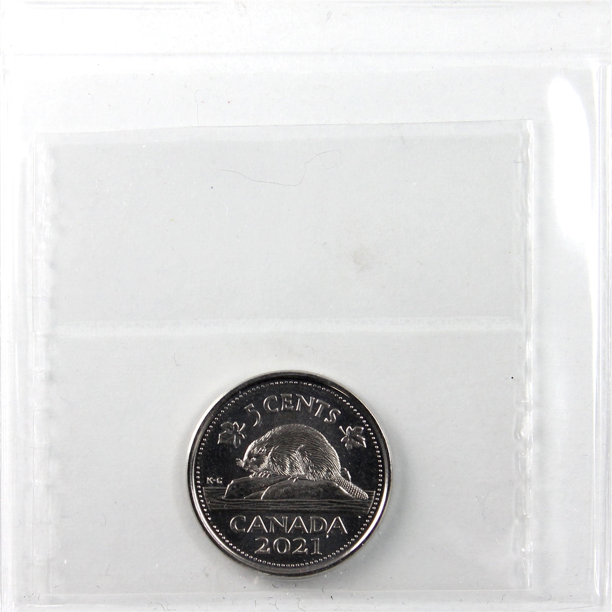 2021 Canada 5-cents ICCS Certified MS66