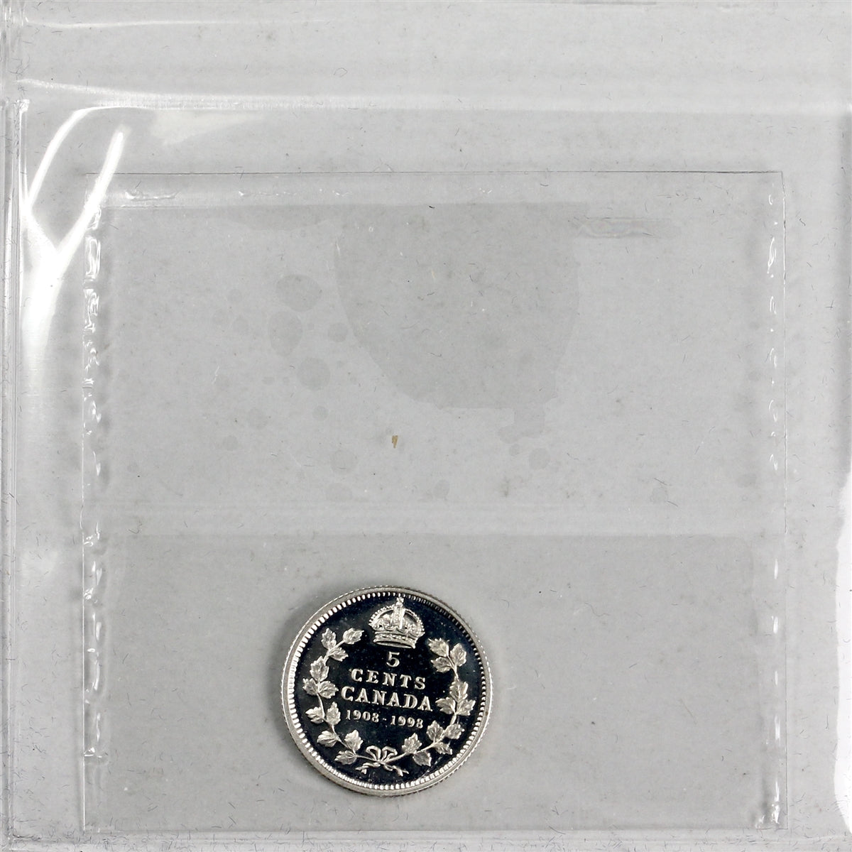 1998 Mirror Commemorative Silver Canada 5-cents ICCS Certified PF-67 Ultra Heavy Cameo