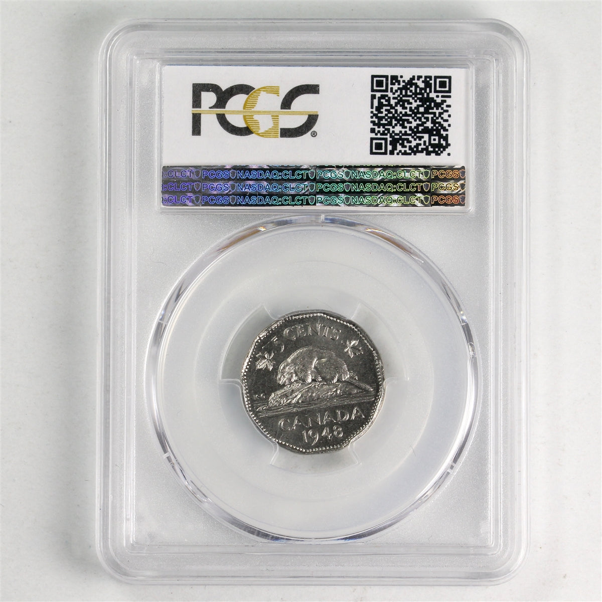 1948 Canada 5-cents PCGS Certified MS65
