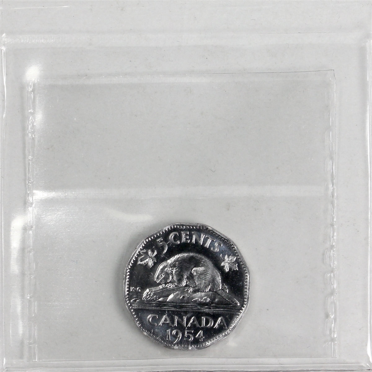 1954 SF Canada 5-cents ICCS Certified PL-65