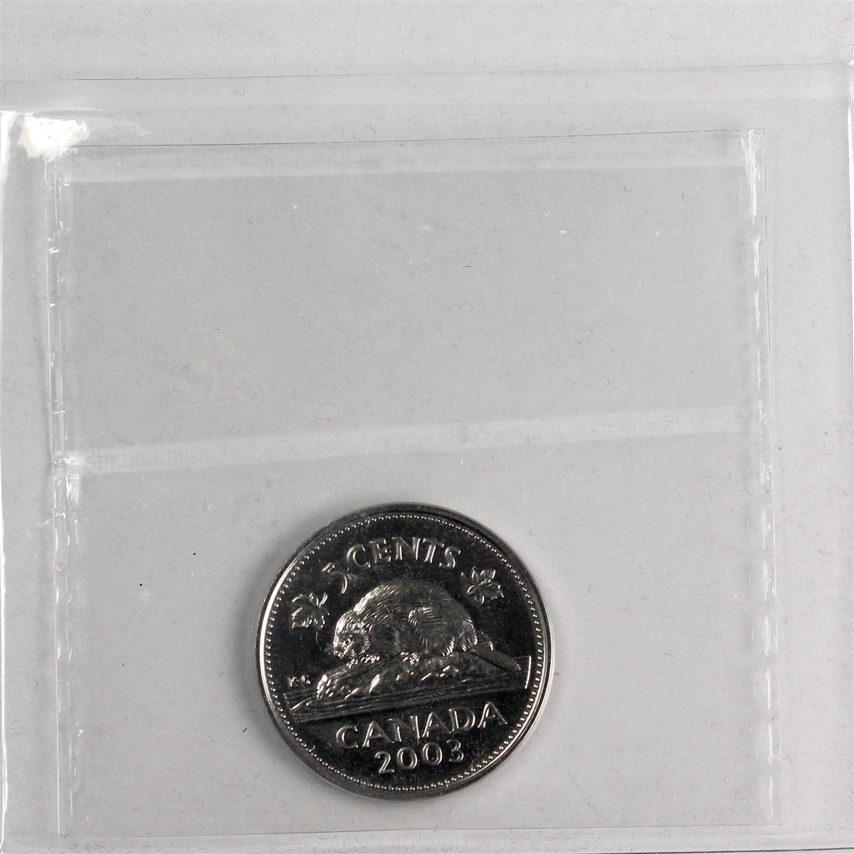 2003WP New Effigy Canada 5-cents ICCS Certified MS66 Numismatic BU