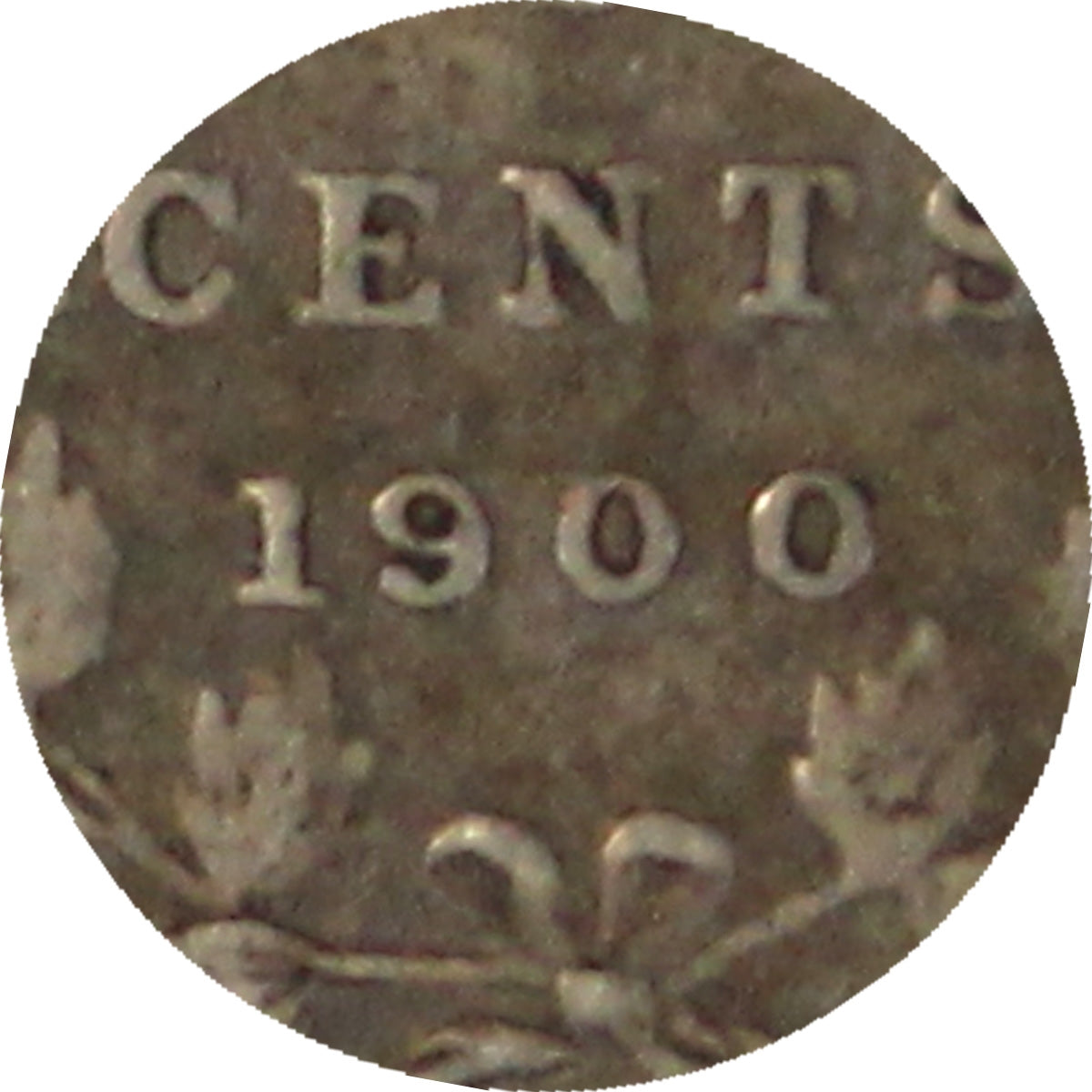 1900 Round O's Canada 5-cents ICCS Certified VF20