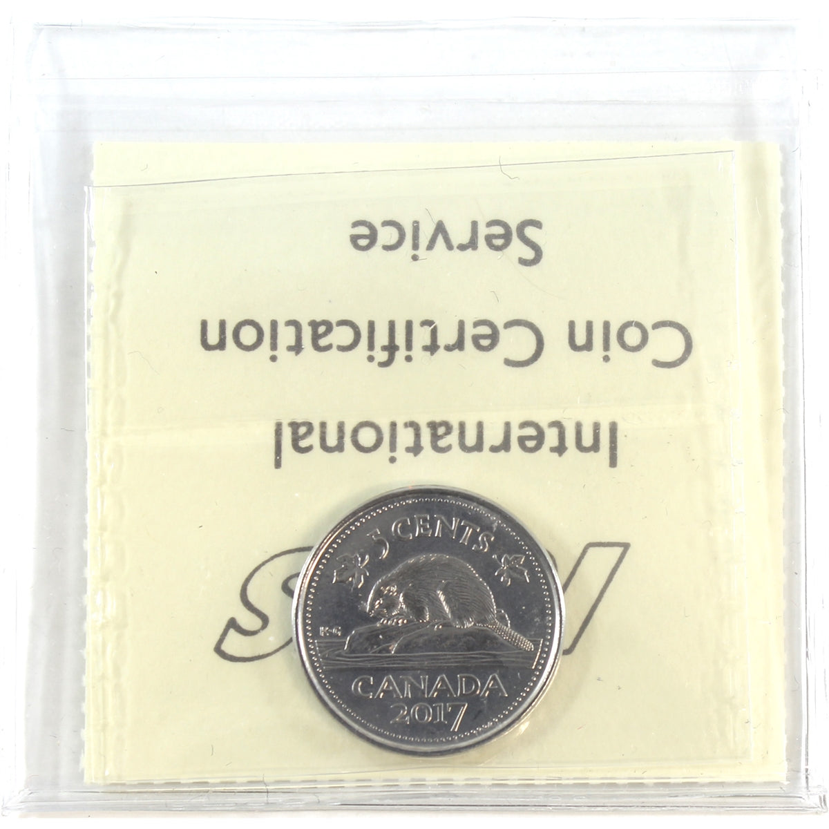 2017 Beaver Canada 5-cents ICCS Certified MS67