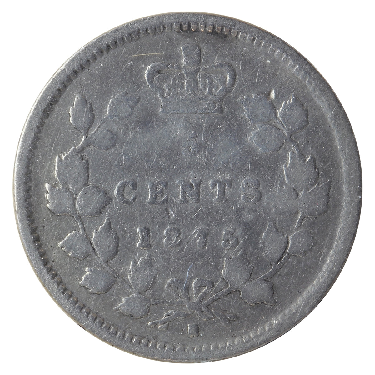 1875H Small Date Canada 5-cents ICCS Certified G6