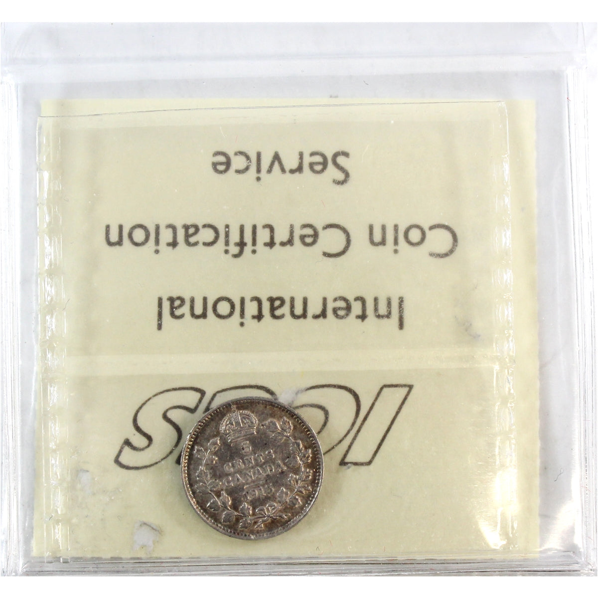 1915 Canada 5-cents ICCS Certified VF20
