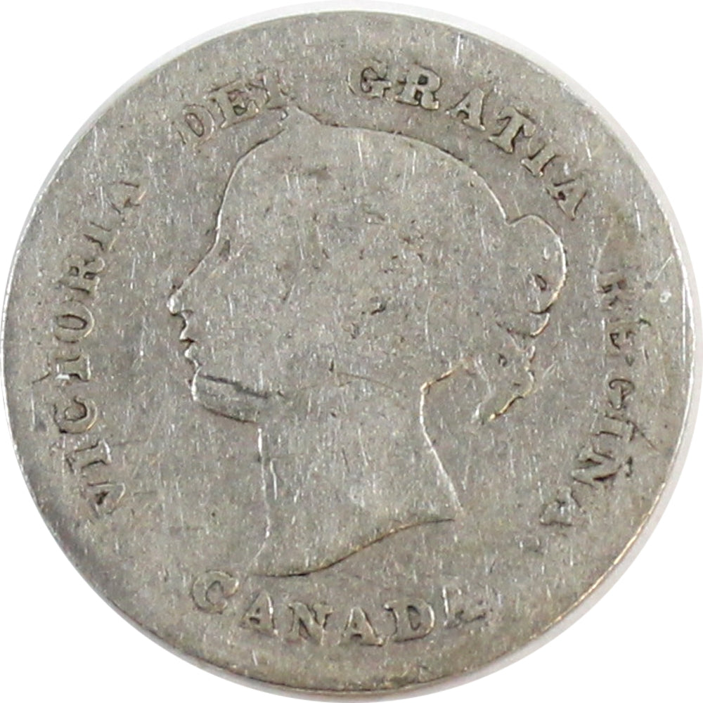 1898 Canada 5-cents About Good (AG3)