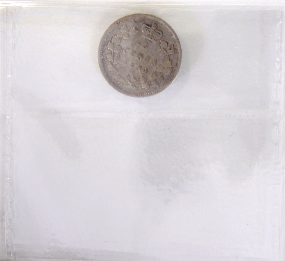1884 Near 4 Canada 5-cents ICCS Certified G6