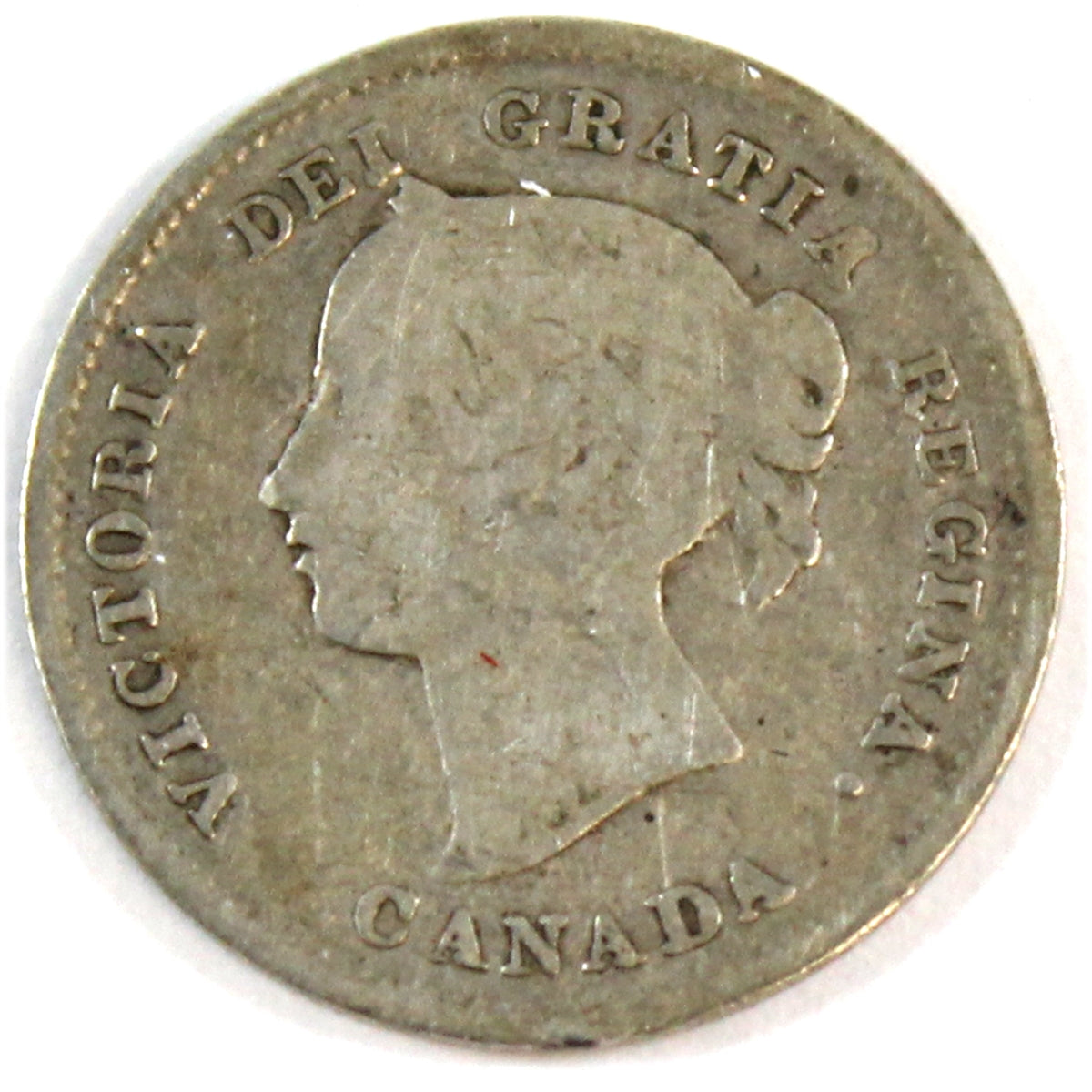 1892 Canada 5-cents Very Good (VG8)