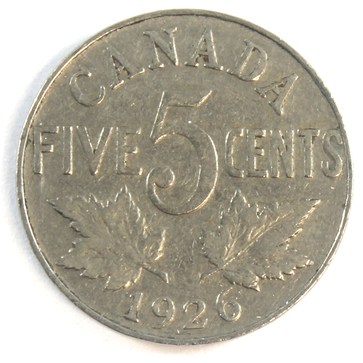 1926 Near 6 Canada 5-cents G-VG (G6)