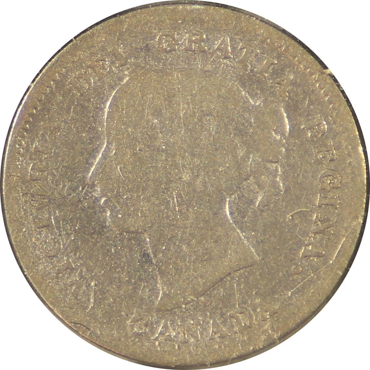 1887 Canada 5-cents About Good (AG3)