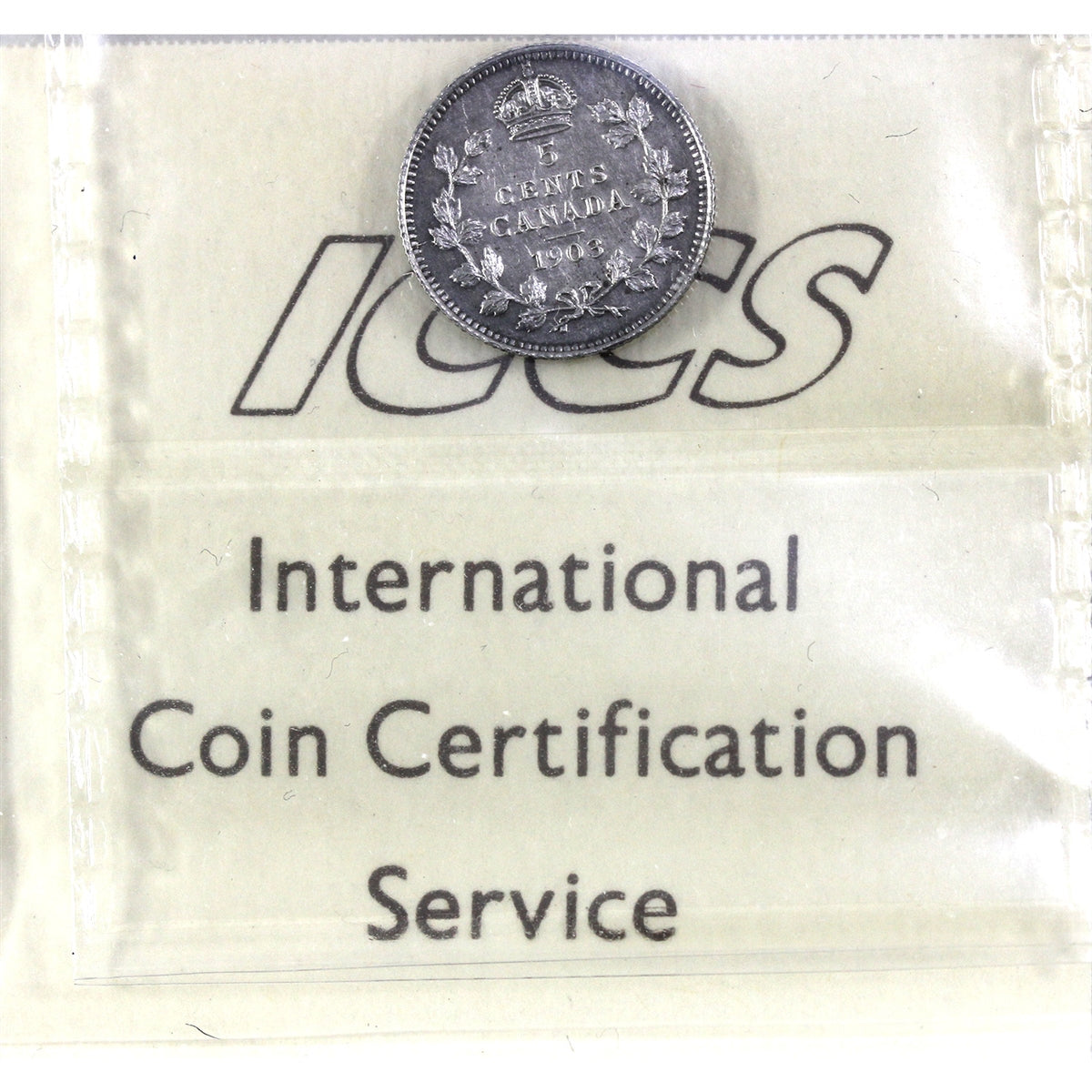 1903 Canada 5-cents ICCS Certified EF45