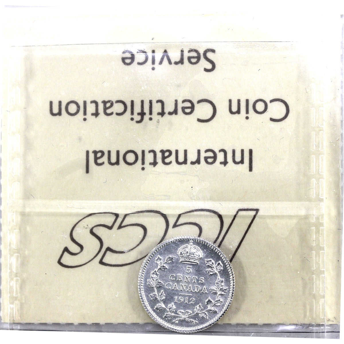 1912 Canada 5-cents ICCS Certified MS60