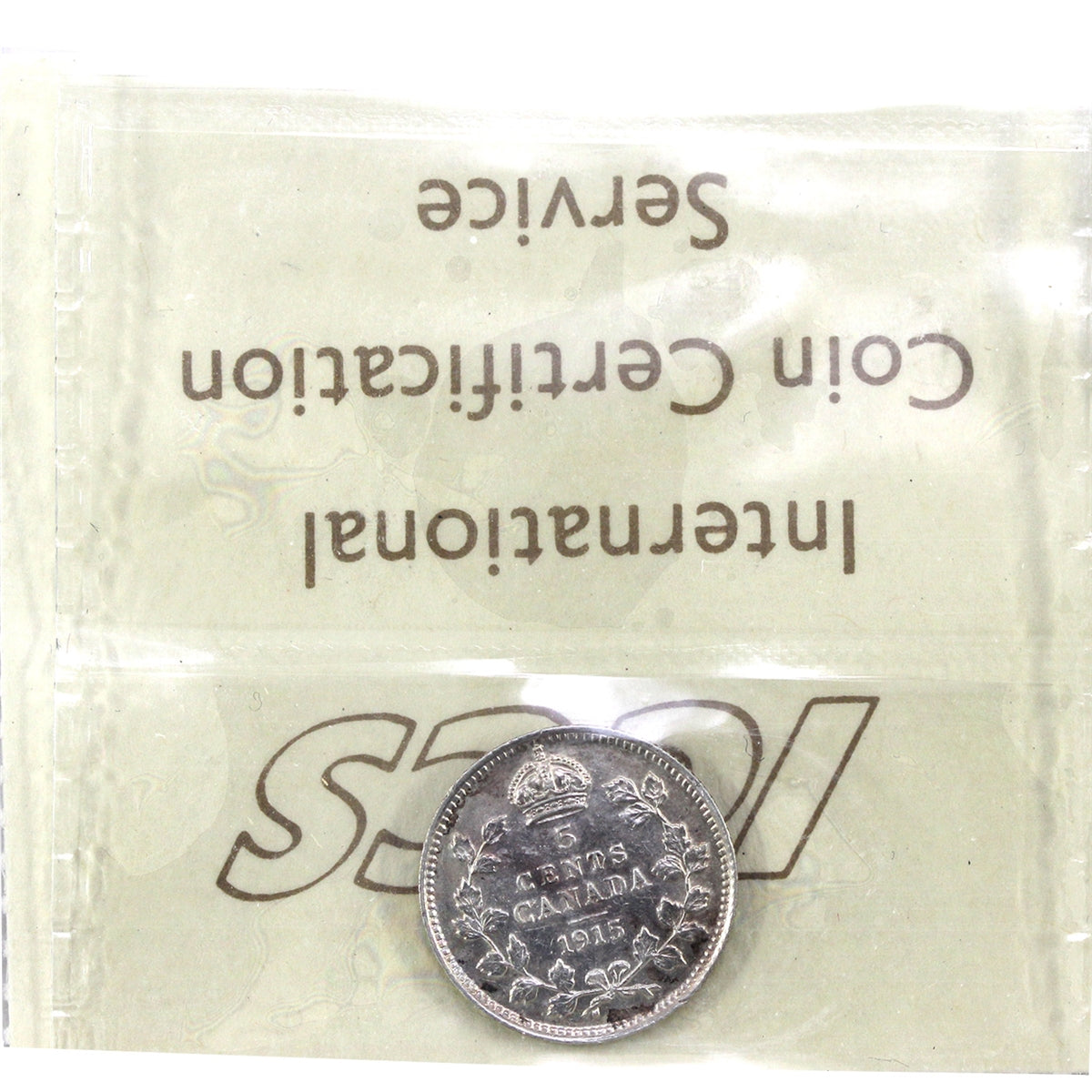 1915 Canada 5-cents ICCS Certified EF45