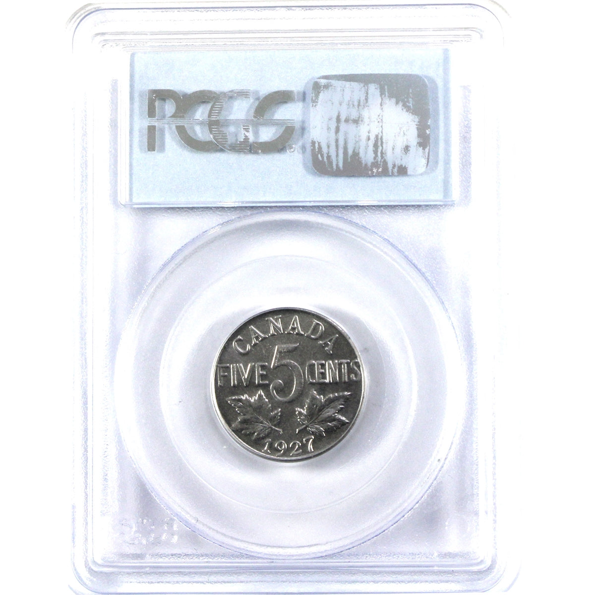 1927 Canada 5-cents PCGS Certified MS63