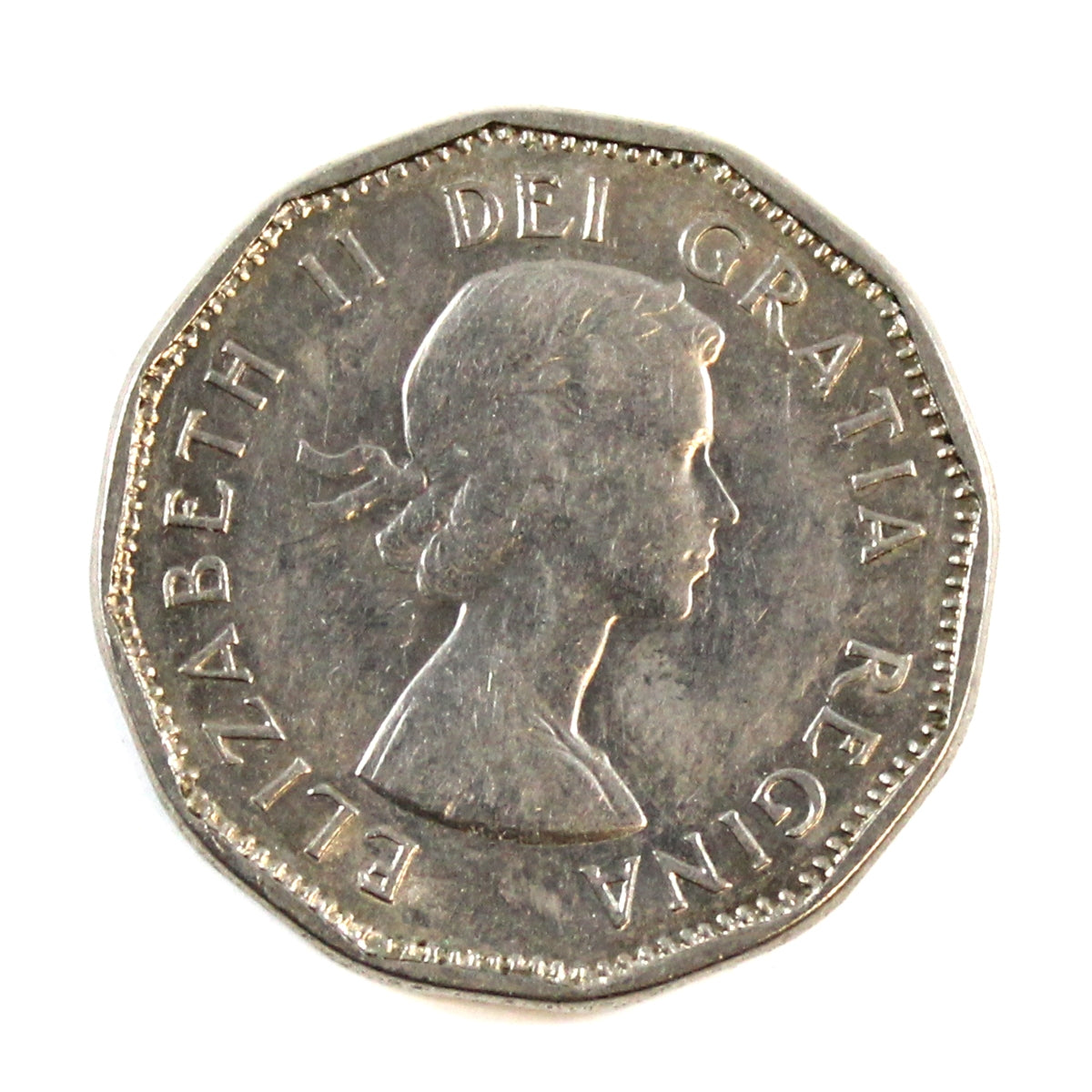 1960 Bald Beaver Canada 5-cents EF-AU (EF45)
