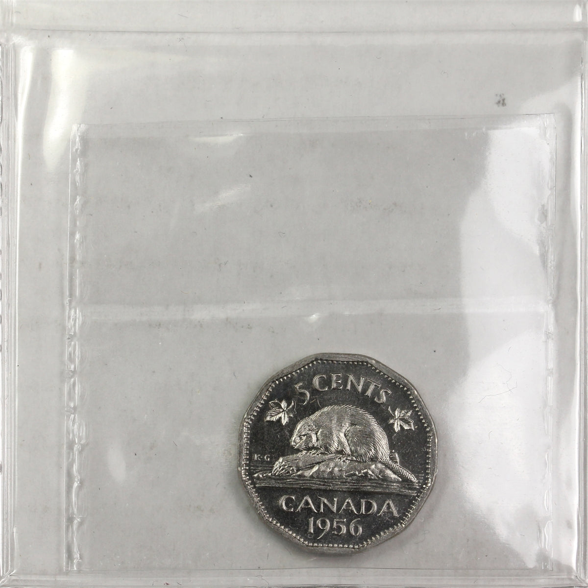 1956 Canada 5-cents ICCS Certified PL-66