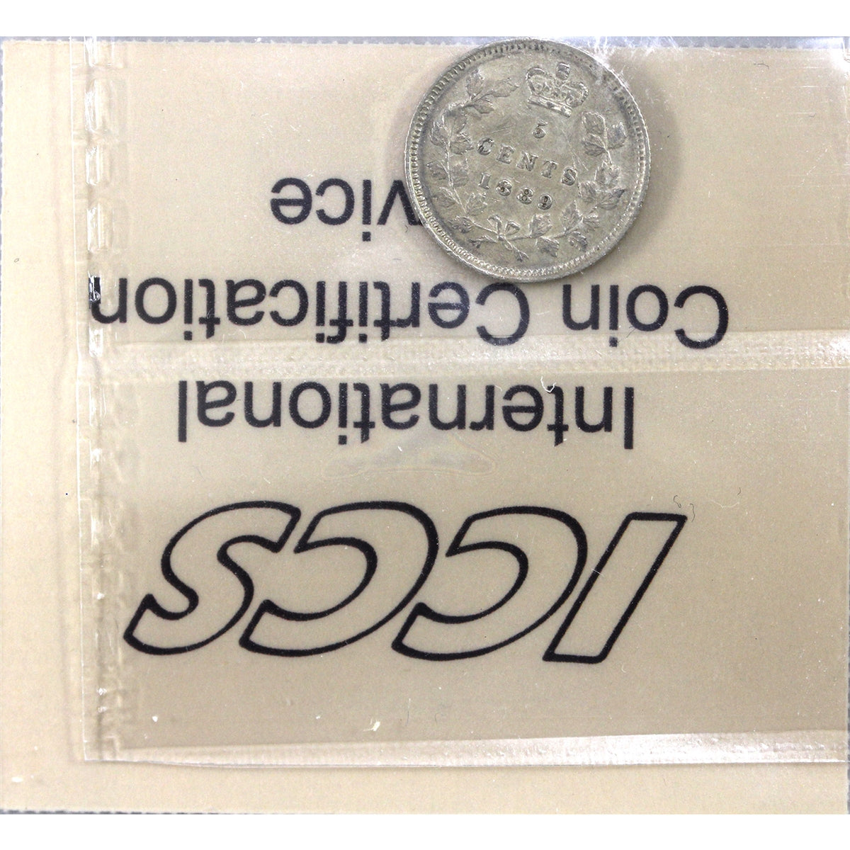 1889 Canada 5-cents ICCS Certified EF40