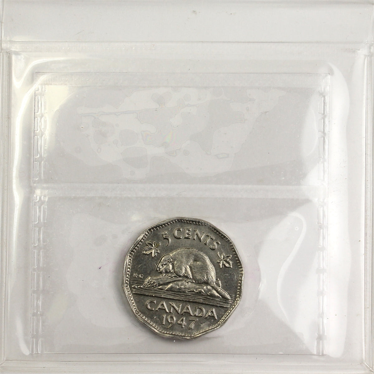 1947 Canada 5-cents ICCS Certified MS63