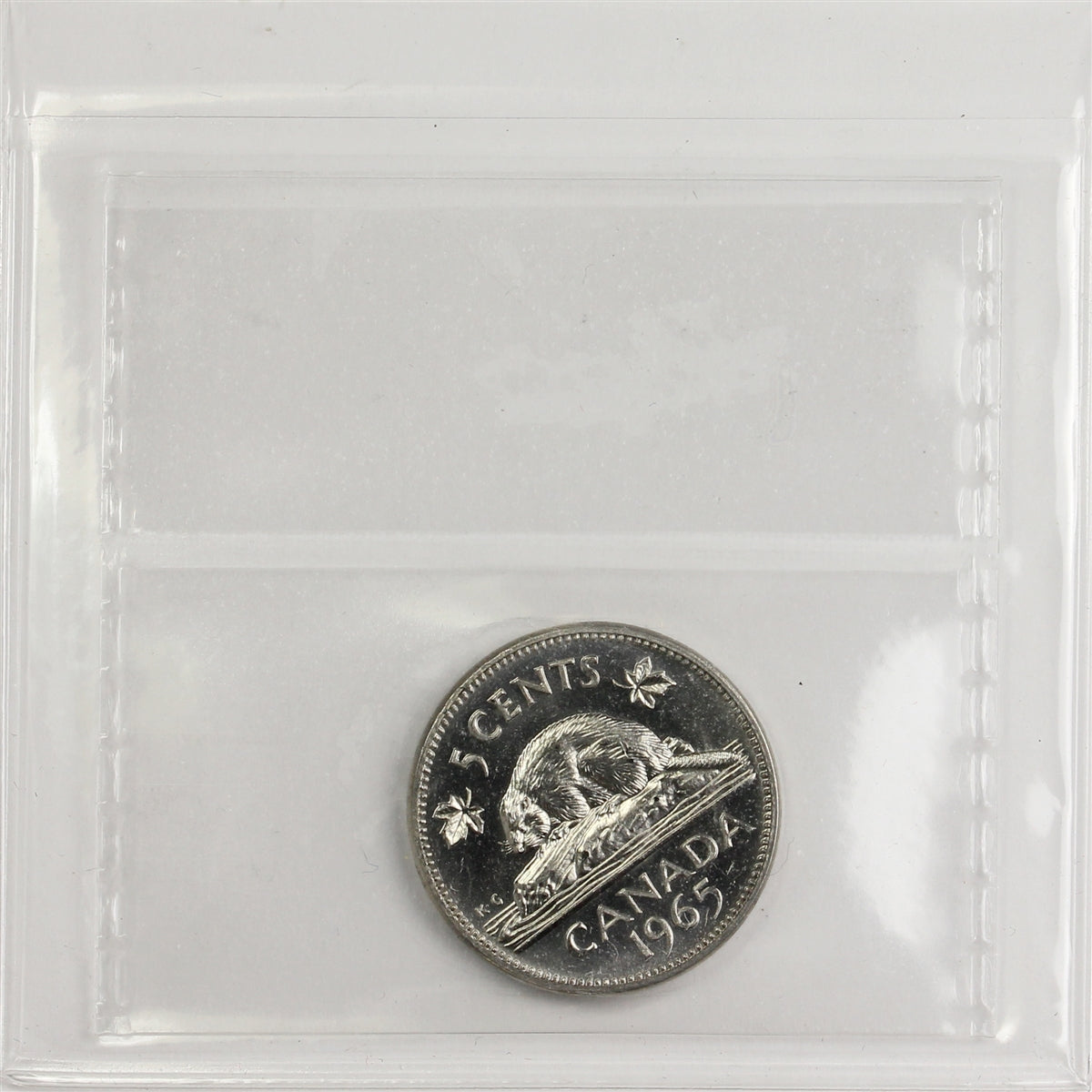 1965 Canada 5-cents ICCS Certified MS64