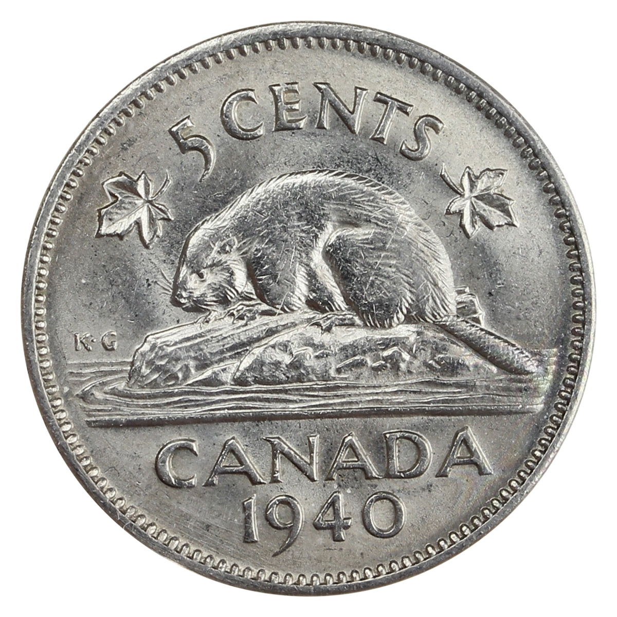 1940 Canada 5-cents ICCS Certified MS64