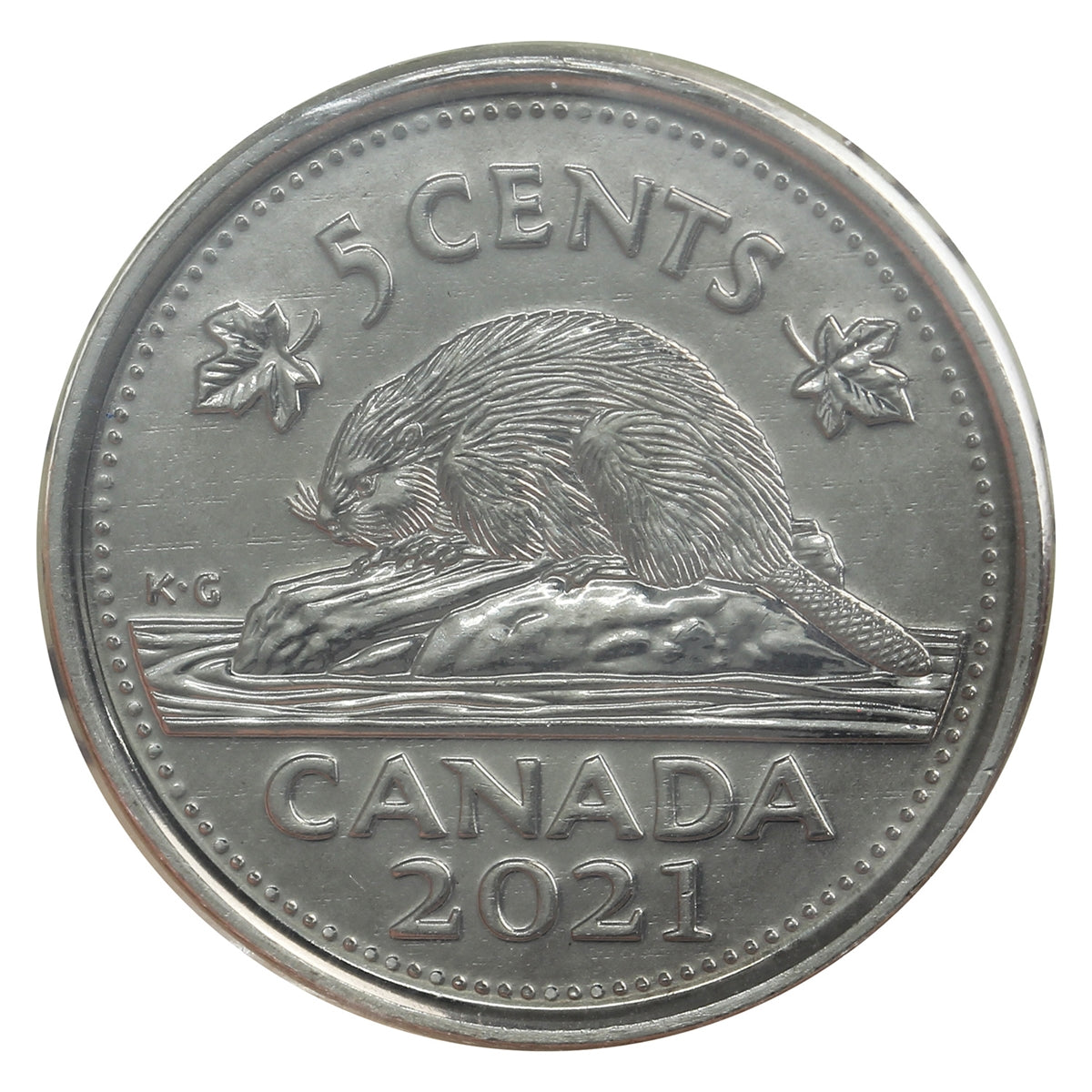 2021 Canada 5-cents ICCS Certified MS64
