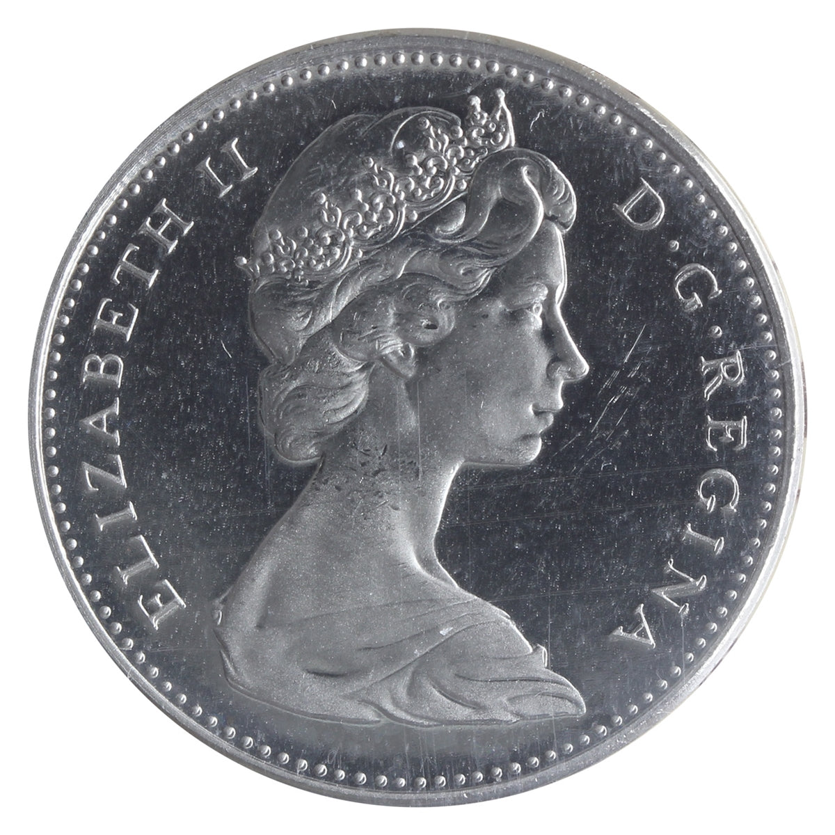 1969 Canada 5-cents ICCS Certified PL-64 Heavy Cameo