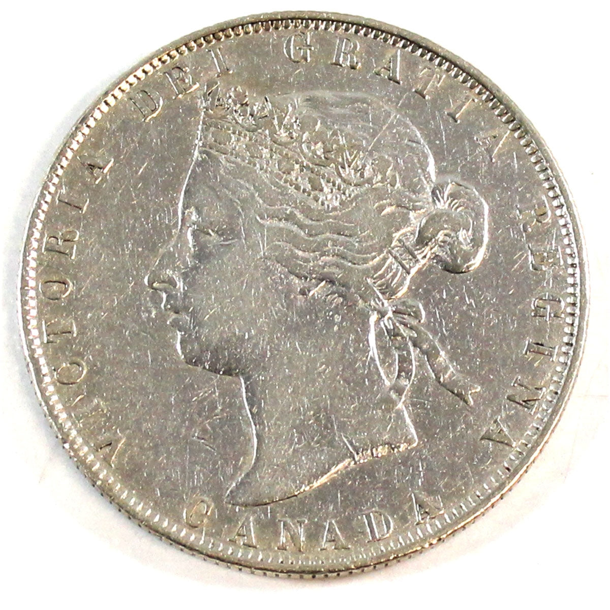 1870 LCW Canada 50-cents Very Fine (VF20) $