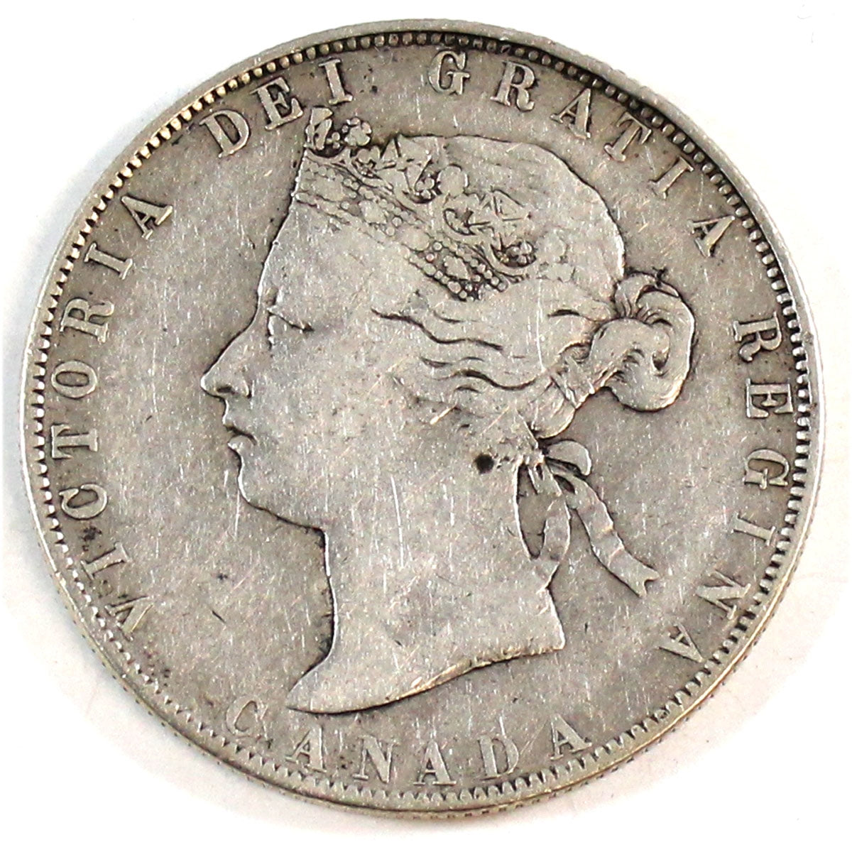 1871 Canada 50-cents F-VF (F15) $