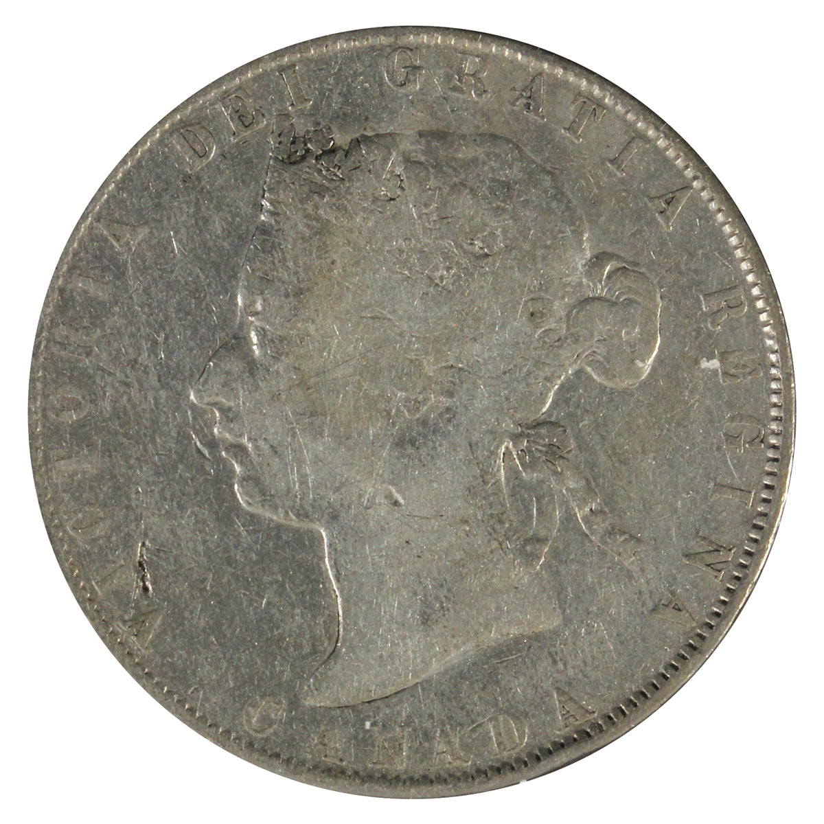 1871 Canada 50-cents Very Good (VG-8) $