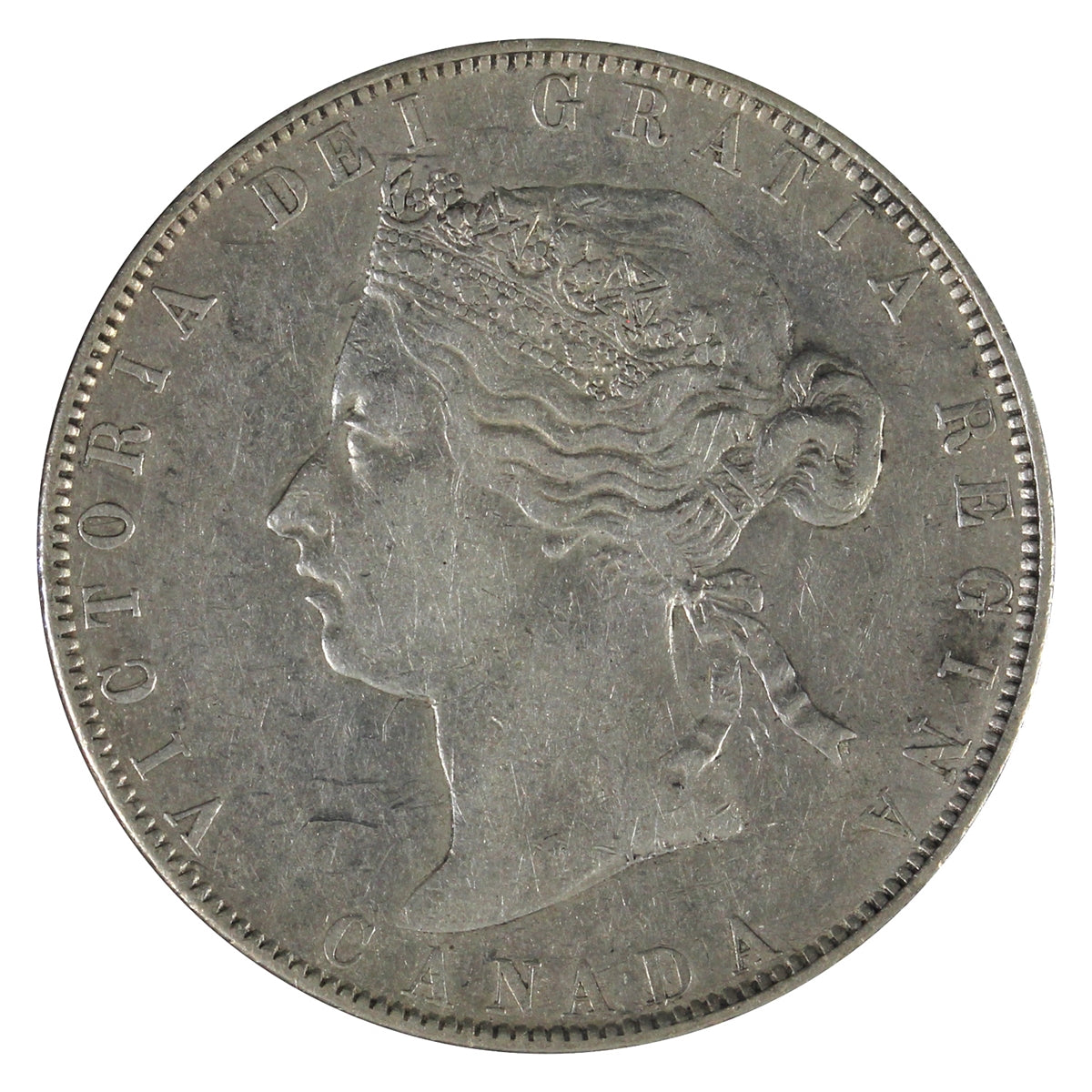 1871 Canada 50-cents VF-EF (VF30) $