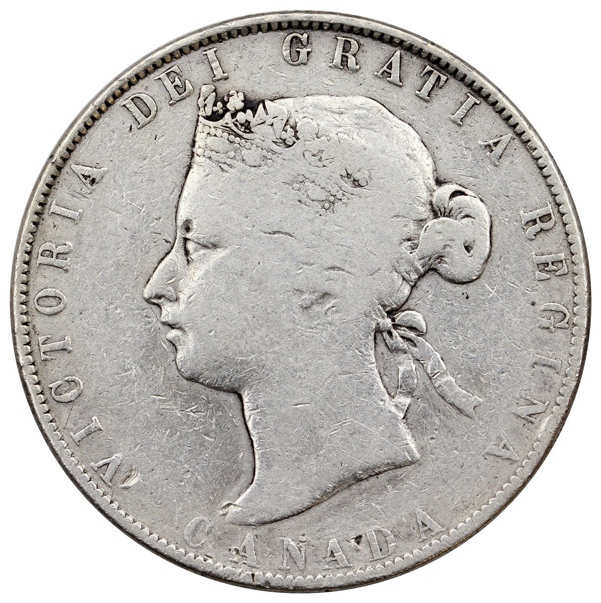 1871 Canada 50-cents VG-F (VG10) $