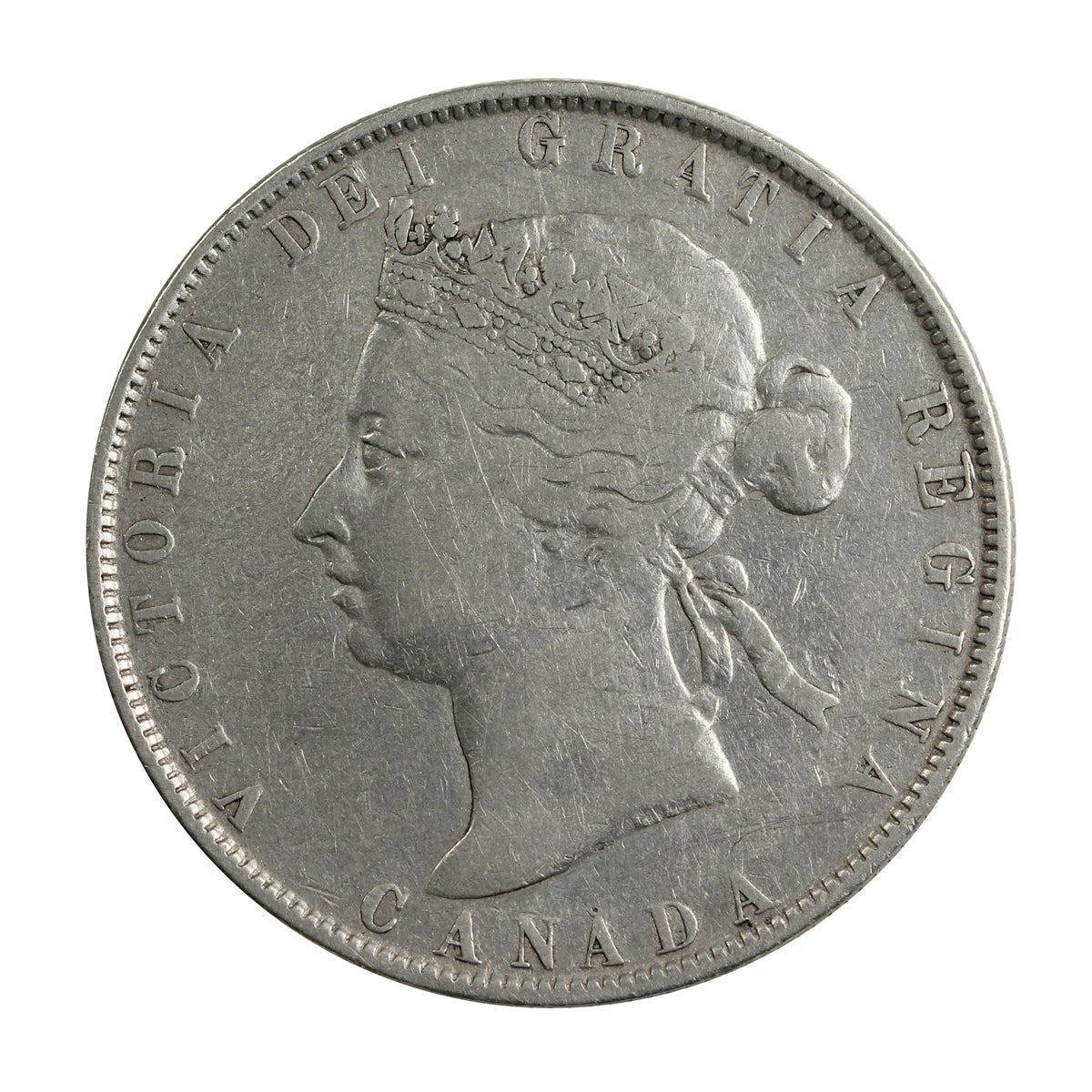 1881H Canada 50-cents Fine (F12) $