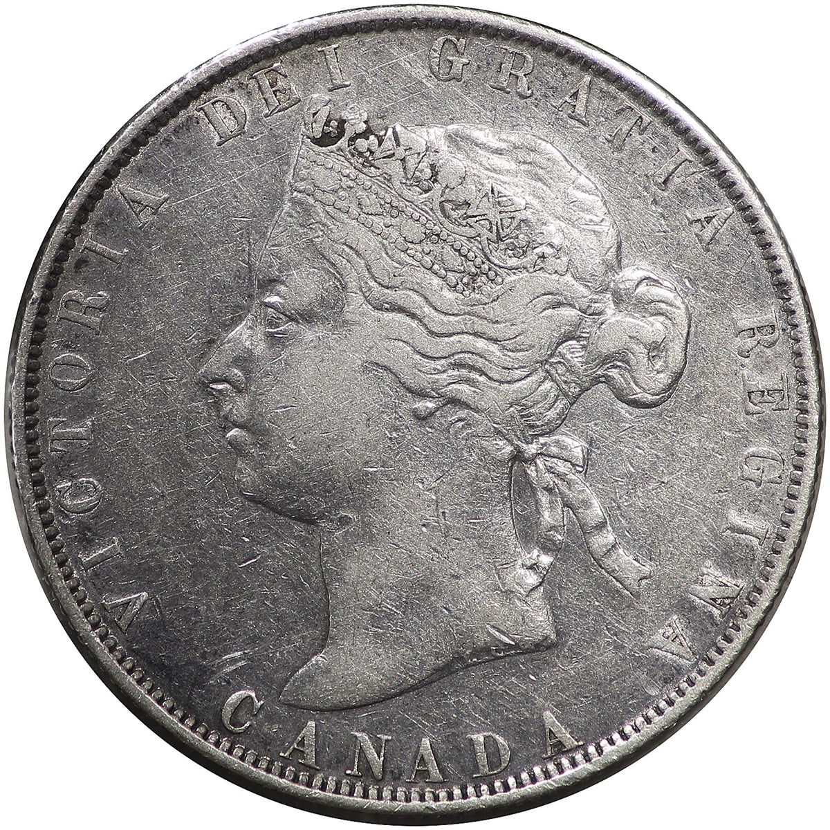 1881H Canada 50-cents Very Fine (VF20) $