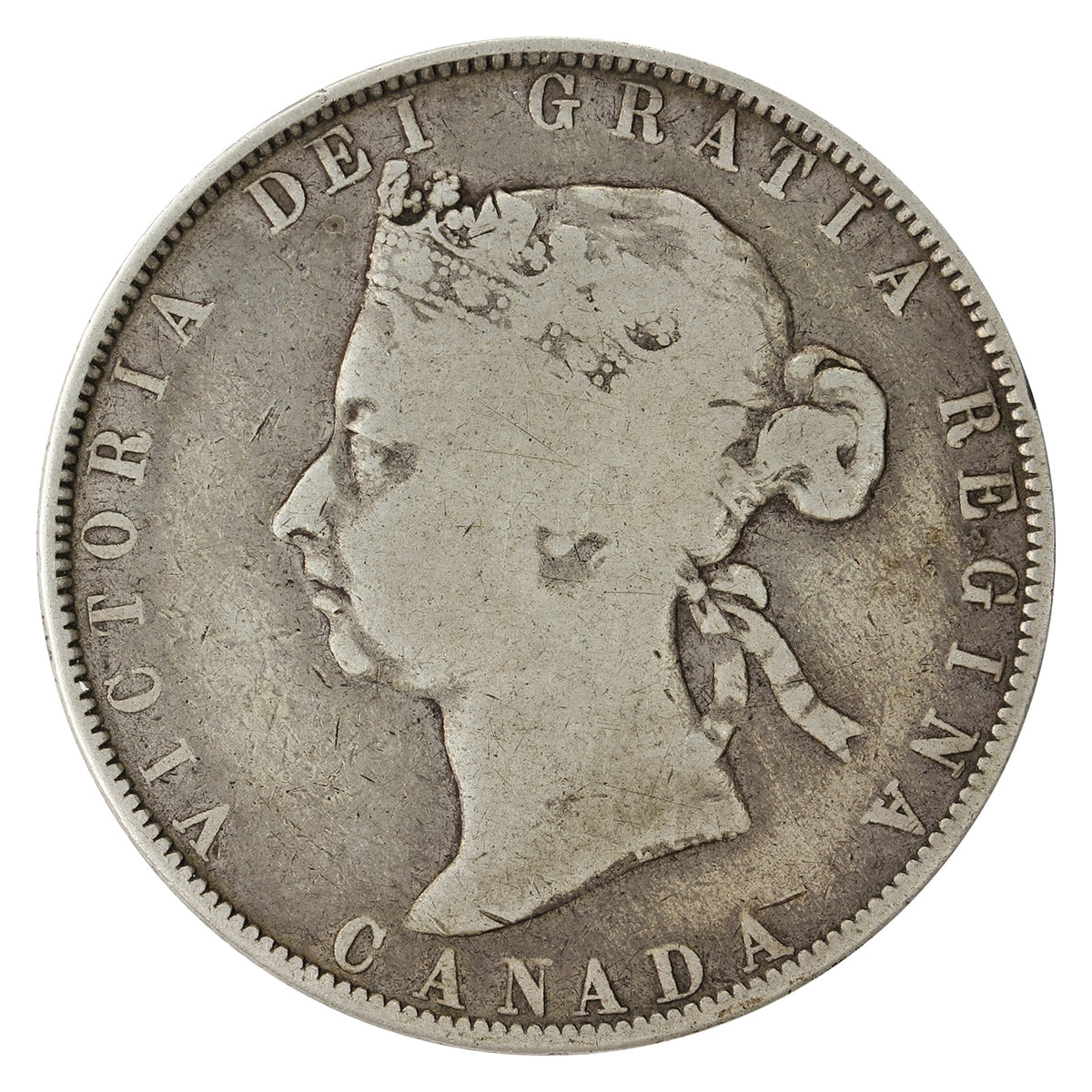 1890H Canada 50-cents Very Good (VG-8) $