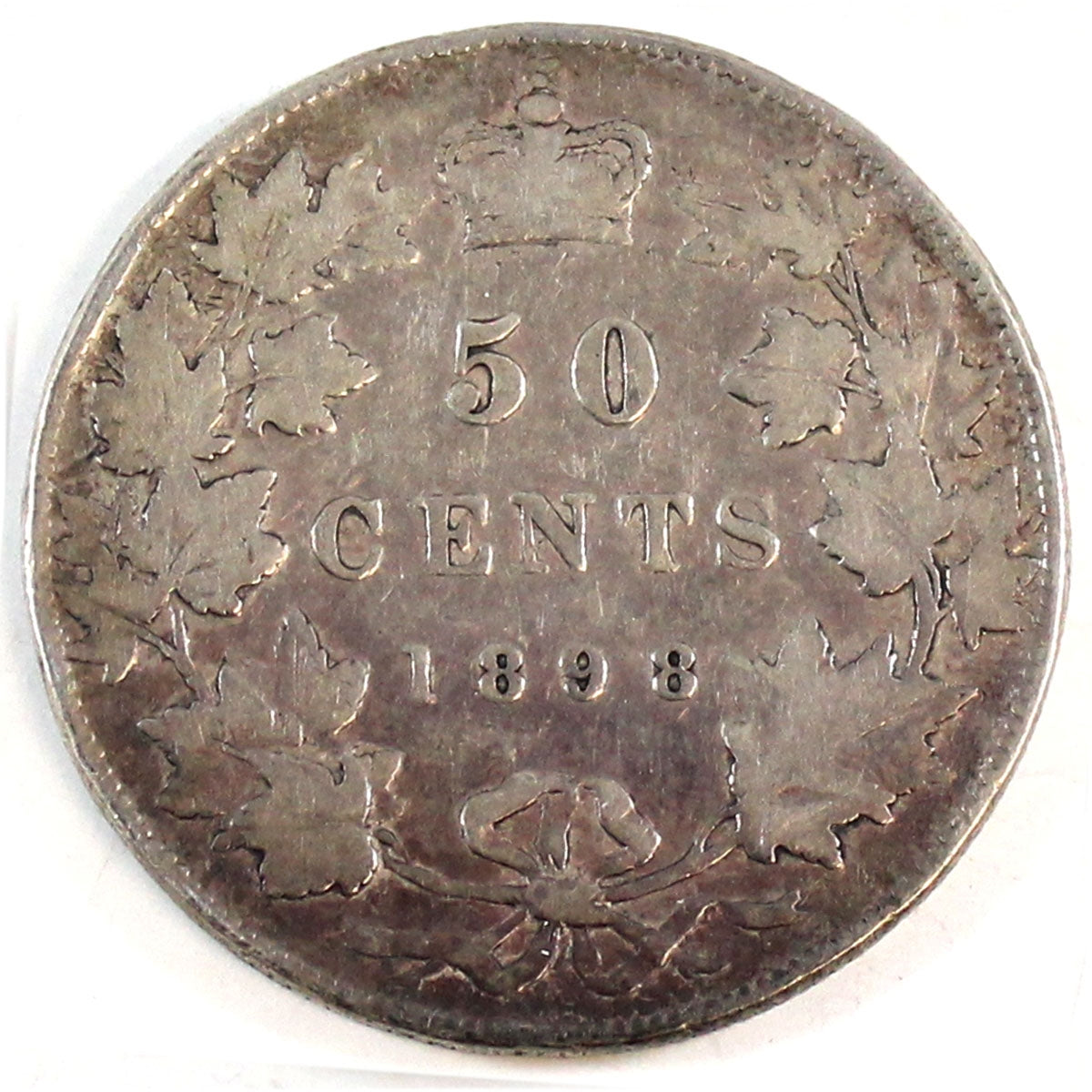 1898 Canada 50-cents VG-F (VG-10) $