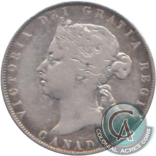 1900 Canada 50-cents Fine (F12) $