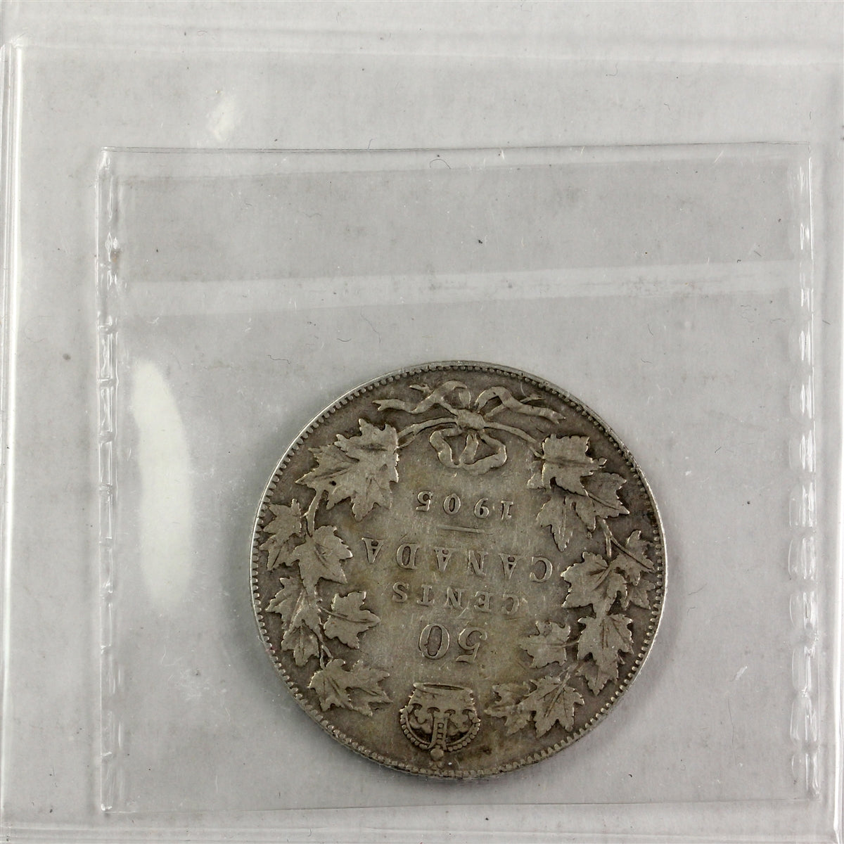 1905 Canada 50-cents ICCS Certified F15